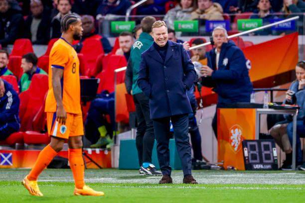 bob半岛体育-新装荷兰4比0大胜！多点开花科曼喜迎爱将回归